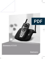 Teléfono Inalámbrico Siemens A5500