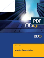 BDO Investor Presentation 2015Q2