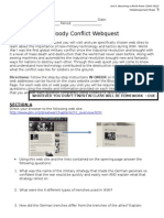 U3d5 - Bloody Conflict Assignment - Webquest