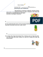 Ficha - Resolução de Problemas