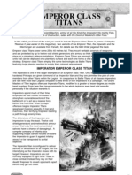 Warhammer 40k - Codex - Emperor Titans