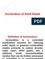 Solid Waste Management - Incineration