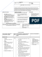 Lesson Plan 9 Maths - Volume and Capacity Activities