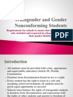 Transgender and Gender Nonconforming Students