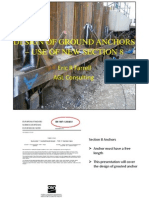 Design of Ground Anchors Use of New Ec7 Secyion 8