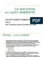 6 - Política Nacional Do Meio Ambiente