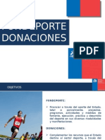 Fondeporte y Donaciones