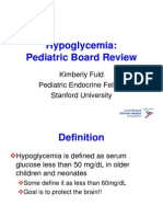 Hypoglycemia