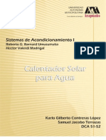 Calentador Solar para Agua