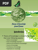 Theory of Knowledge Anand Kumar