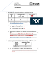 2015 OLevel Pure Chemistry Paper 2 5073/02 Answers