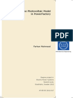 Improving The Photovoltaic Model in PowerFactory