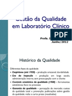 Gestão Da Qualidade em Laboratório Clínico - COVISA