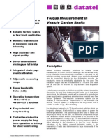 Torque Measurement in Vehicle Cardan Shafts 1