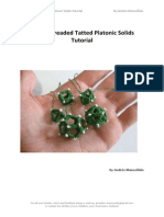 Single-Threaded Tatted Platonic Solids Tutorial