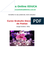 Curso Decoracao de Festas