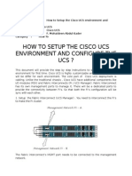 How To Setup The Cisco UCS Environment and Configure The UCS