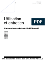 Utilisation Et Entretien Serie 400