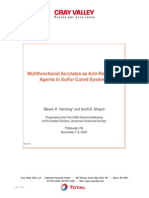 Multifunctional Acrylates As Anti Reversion Agents in Sulfur Cured Systems