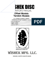 Wishek Disc Harrows Operators Manual