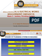 Sanitary Plumbing Systemmeasurement