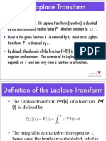 Laplace Transform I It