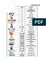 Lista de Canales HD