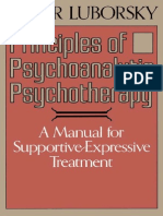 Principles of Psychoanalytic Psychotherapy