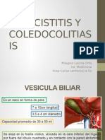 Colecistitis y Coledocolitiasis