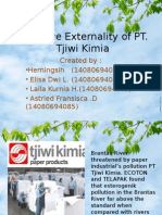 Negative Externality of PT. Tjiwi Kimia