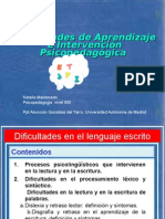 Dificultades de Aprendizaje