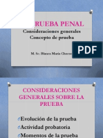 La Prueba Penal Clase I