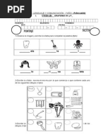 Prueba Letra M 