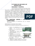 Informe Tecnico de Mecanica de Produccion