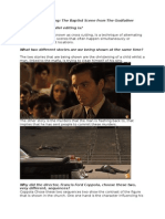 Parallel Editing - The Godfather