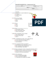 Ficha Compreensão Oral - Conto Chinês