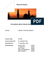 Perception About Islamic Banking Research (Pakistan)