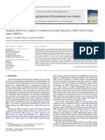 Analysis of The CO2 Capture in Sodium Zirconate (Na2ZrO3) - Effect of The Water Vapor Addition