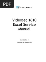 Videojet 1610 Service Manual 1610 E