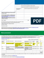 Risk Assessment and Policy Template SITE SPECIFIC