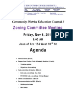 Zoning Meeting Agenda