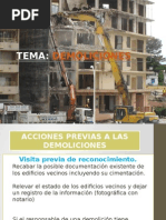 Trabajos de Demolicion