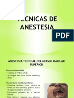 Técnicas de Anestesia