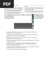 Transferencia de 5 KWH de Calor A Un Alambre de Resistencia Eléctrica y La Producción de 5 KWH de Electricidad