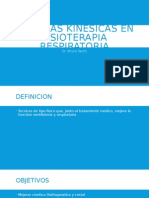 Cinesioterapia en Fisioterapia Respiratoria