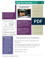 Eureka Math Grade 1 Module 2 Parent Tip Sheet