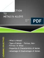 To Metals & Alloys: Mariyam Jameelah Ghazali, Phd. 2015/201 6