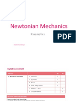 High School Physics Notes (Kinematics)