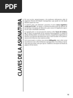 Claves de La Asignatura. 1º Bachillerato