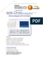 Sunbright Group: Sun-8031Threechannelinterpretive Electrocardiograph With Color Display